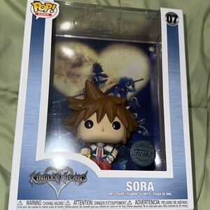 Kingdom of Hearts Sora Hard case Game cover Special edition Funko Pop
